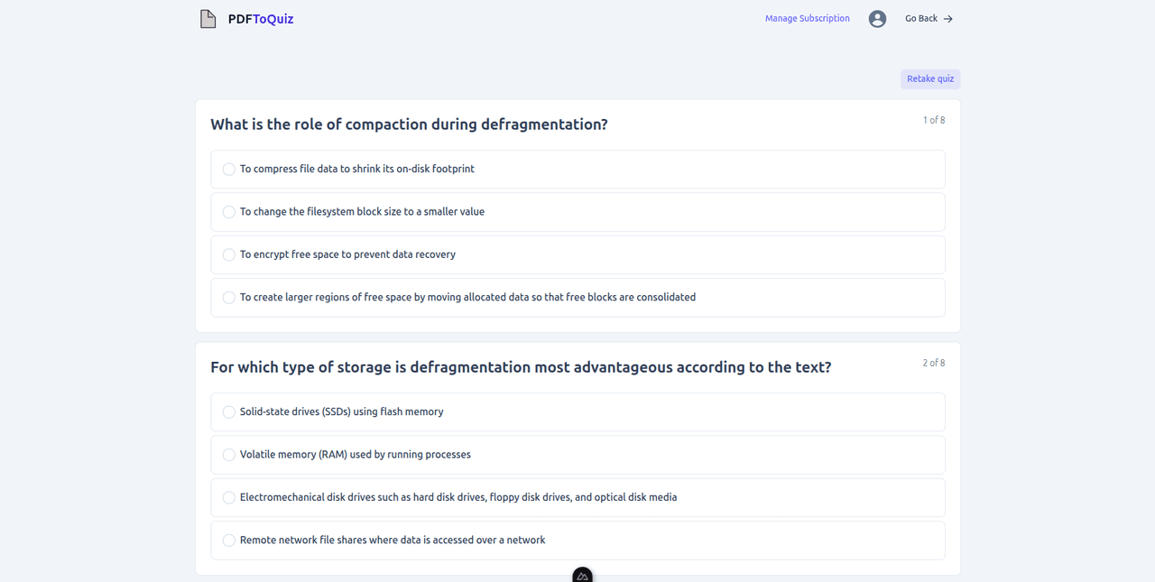 AI Builds Your Quiz